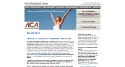 Desktop Screenshot of frisco-chiropractic.com