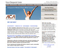 Tablet Screenshot of frisco-chiropractic.com